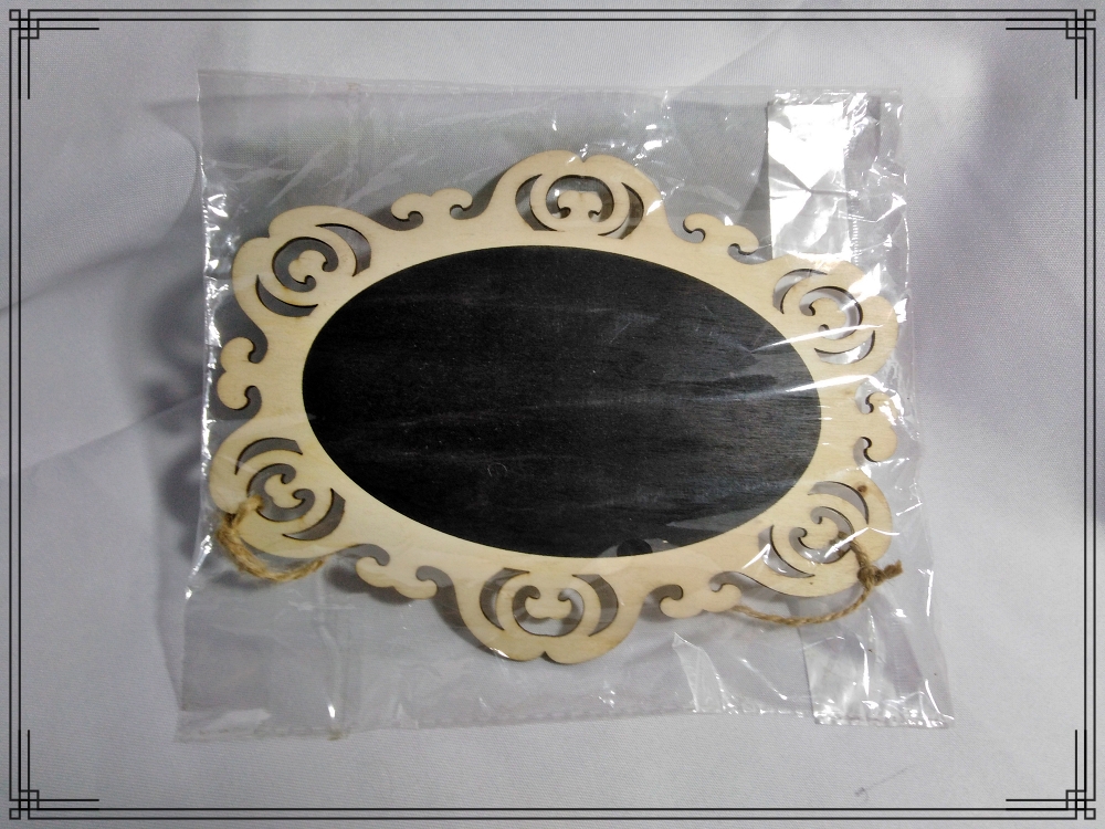 ADORNO PIZARRA MADERA CALADA