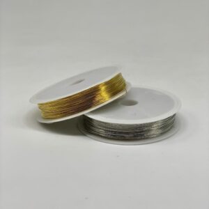 ALAMBRE P/Manualidades. 0,5 o 0,4 ORO Y PLATA