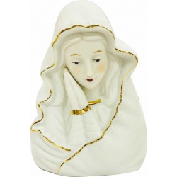 VIRGEN CERAMICA C/LUZ 15CM