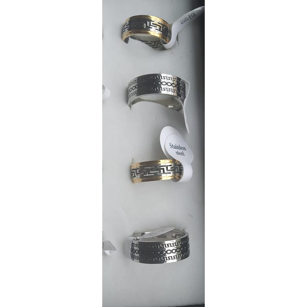 ANILLO ACERO T/ALIANZA LABRADO