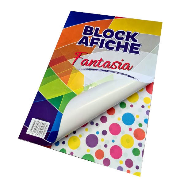 BLOCK AFICHE 1/8 DIVERTIDO 20H DL