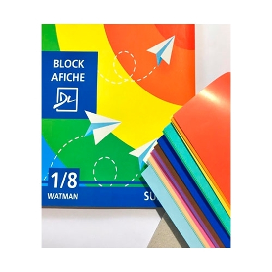 BLOCK AFICHE 1/8 LISO 20H DL O PENGUIN