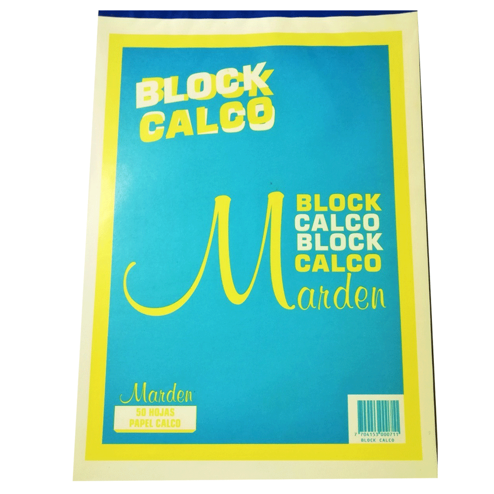 BLOCK CALCO A4 10H 50GR SCHOOL