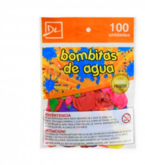 BOMBITAS DE AGUA  BOLSAx100
