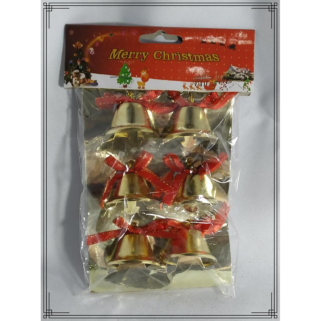 CAMPANA DORADA METAL 4X2,5 C/MOÑA