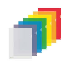 CARPETA A4 EN ´´L´´ PVC C/ETIQUETA INDEX