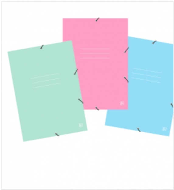 CARPETA C/ELAST. OFICIO carton DL PASTEL