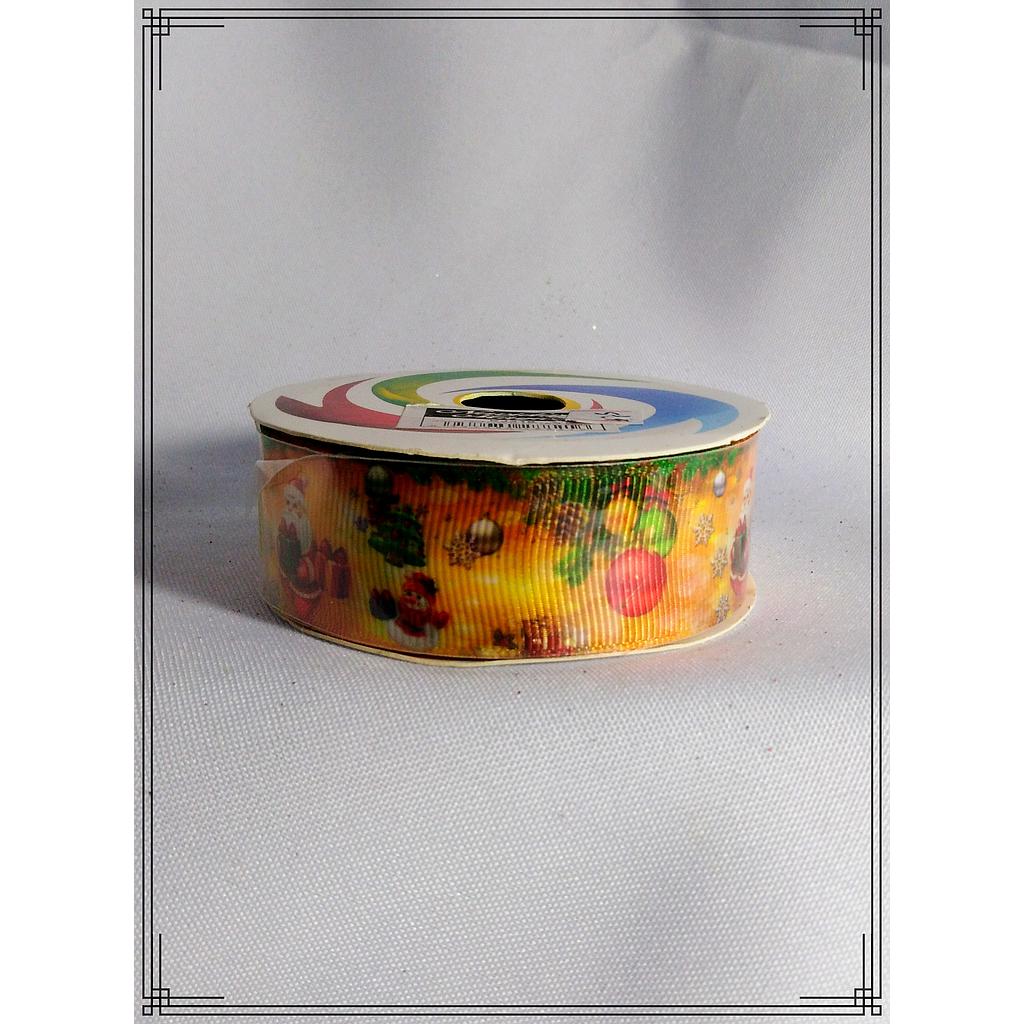 CINTAS NAVIDEÑAS 2,5CM X2,7MT