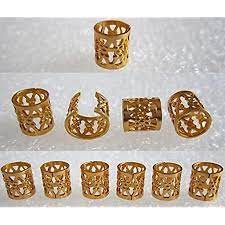 COLERO PUNTA TRENZA METAL DORADO O PLATA
