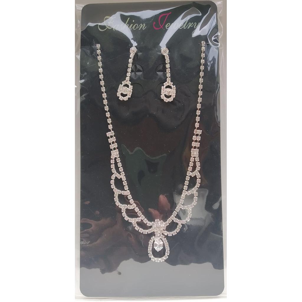 COLLAR + CARAVANA STRAS CHICO