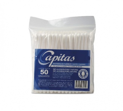 COTONETES X50 CAPITAS EN BOLSA