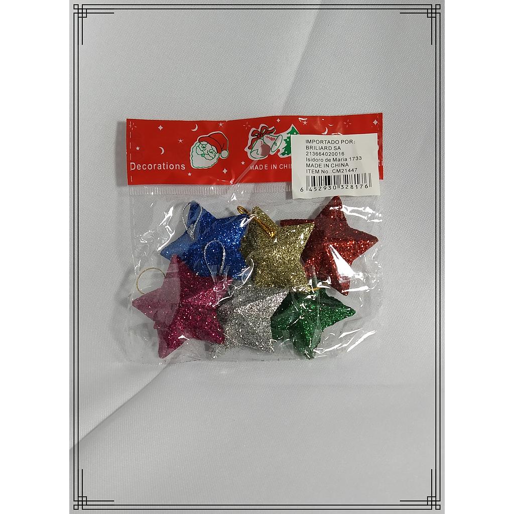 ESTRELLA 5CM X6 