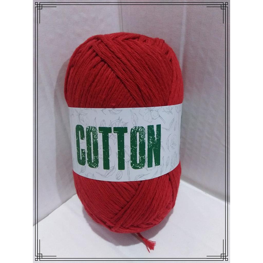 HILO P/TEJIDO COTTON ROJO