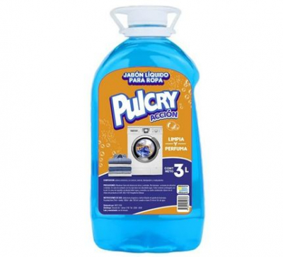 JABON LIQUIDO P/MAQ. 3LT PULCRY