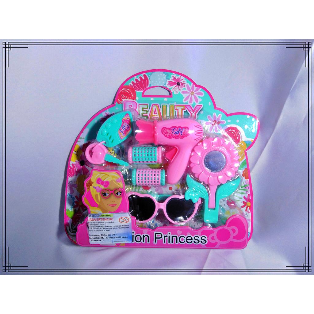 JUEGO DE BELLEZA C/LENTES Y SECADOR ETC