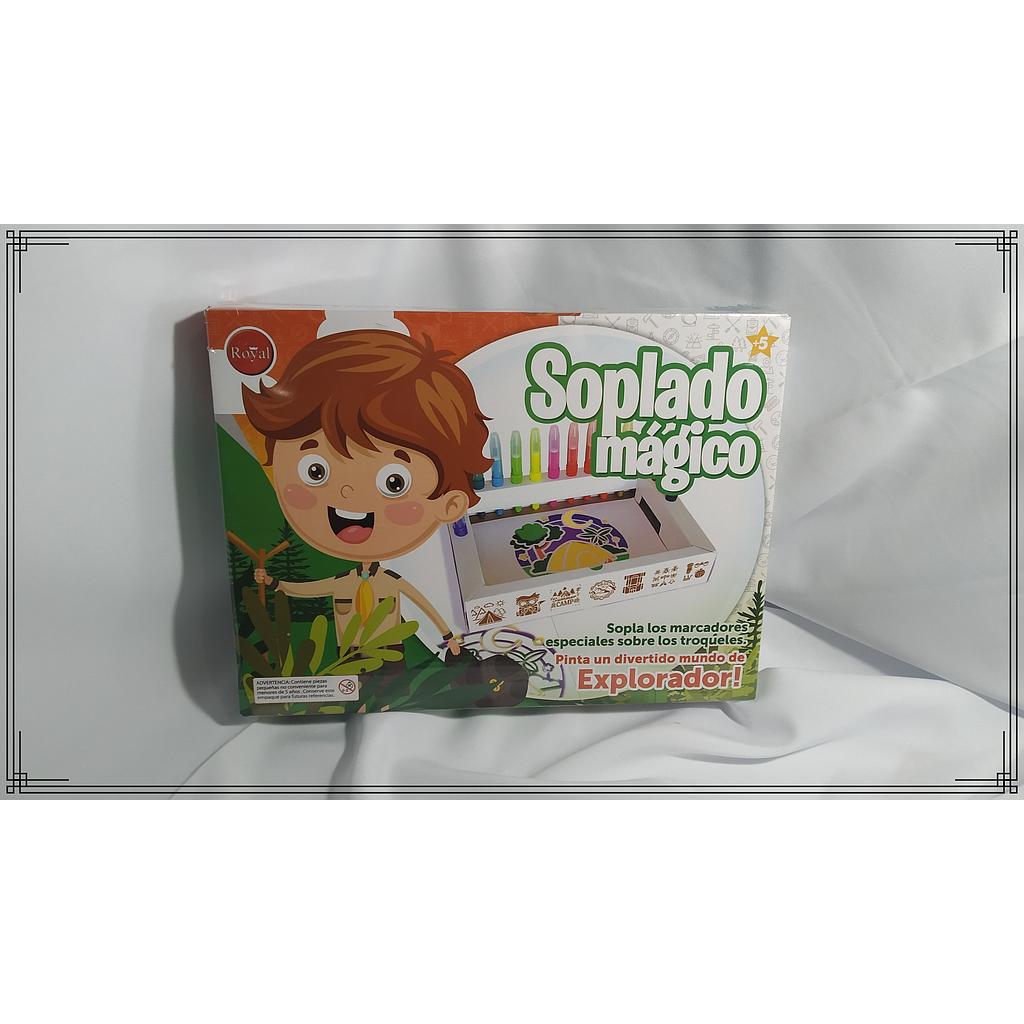 JUEGO P/PINTAR SOPLADO MAGICO
