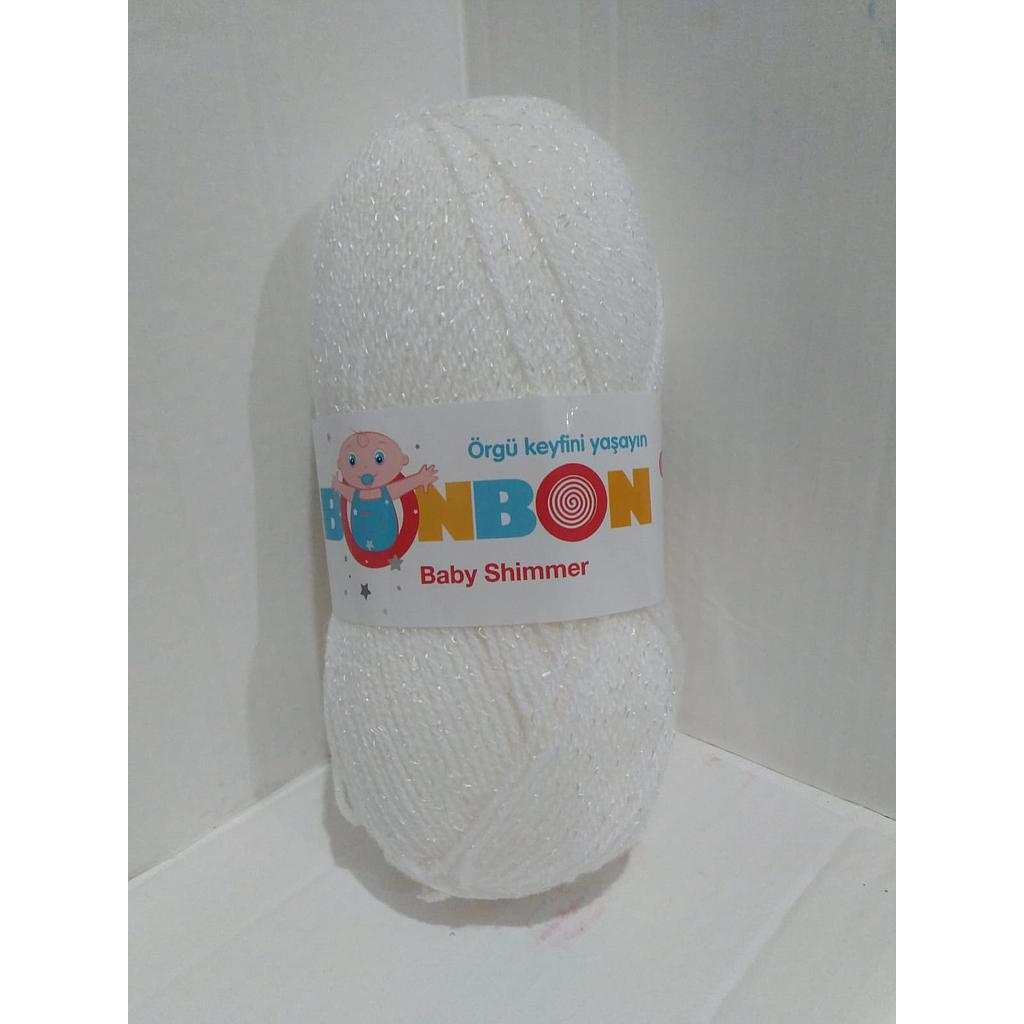 LANA 100 GRS BONBON BABY SH BLANCA