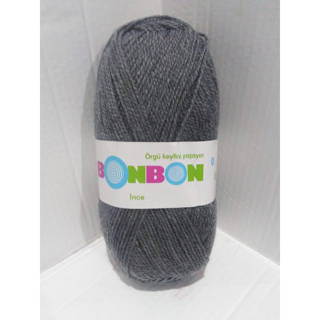 LANA 100 GRS BONBON INCE GRIS 