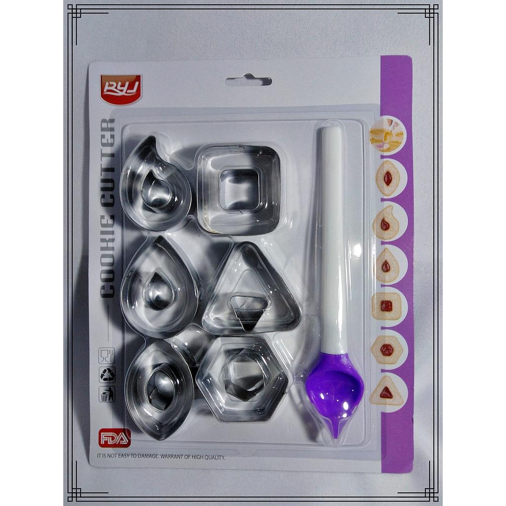 MOLDE P/GALLETAS C/LAPIZ P/JALEA