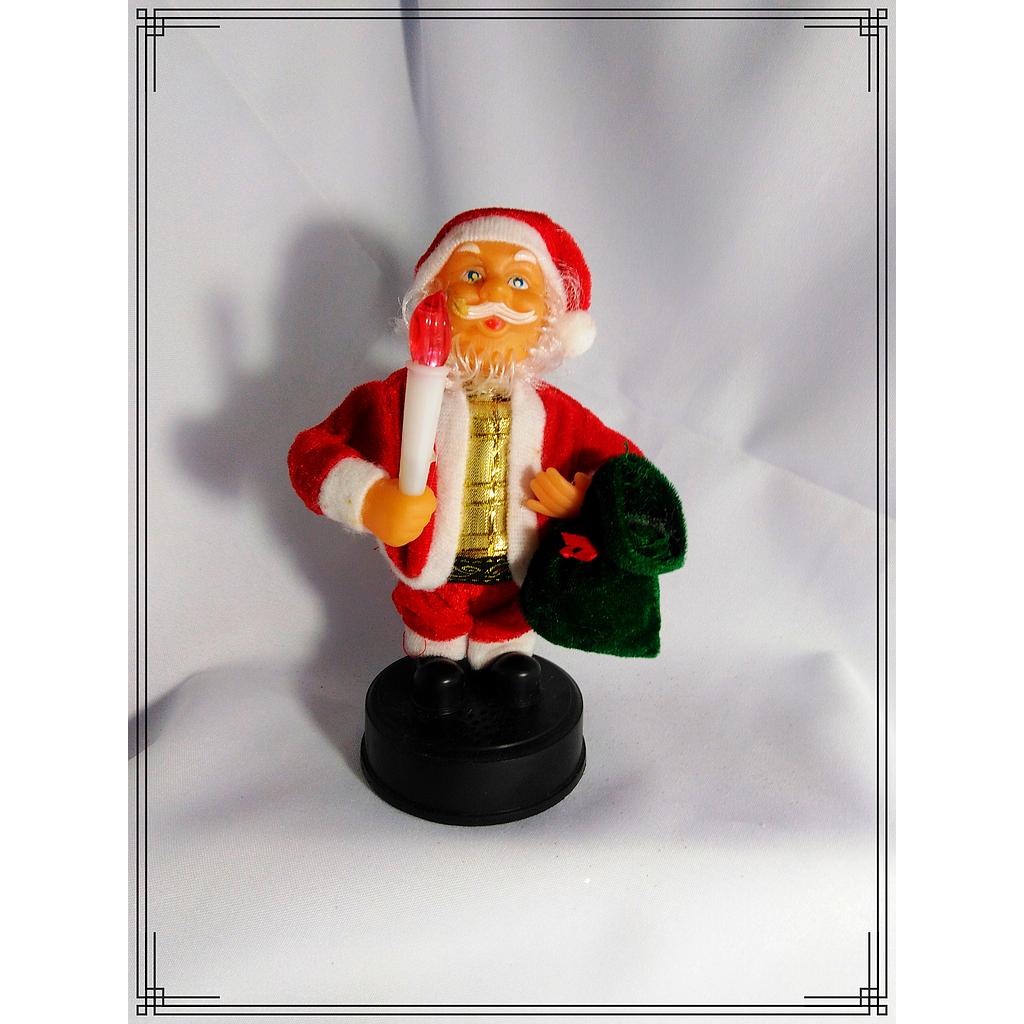 PAPA NOEL A PILA 20CM