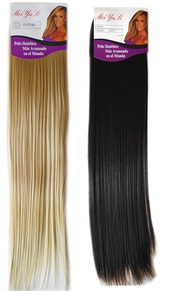 PELUCA EXTENSION DE PELO RUBIO
