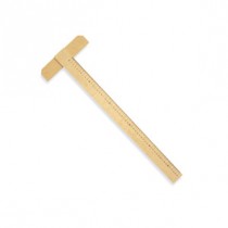 REGLA T 1/2 MADERA 75cm
