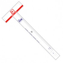 REGLA T 1/4 55CM ACRILICA GRUESA 070527