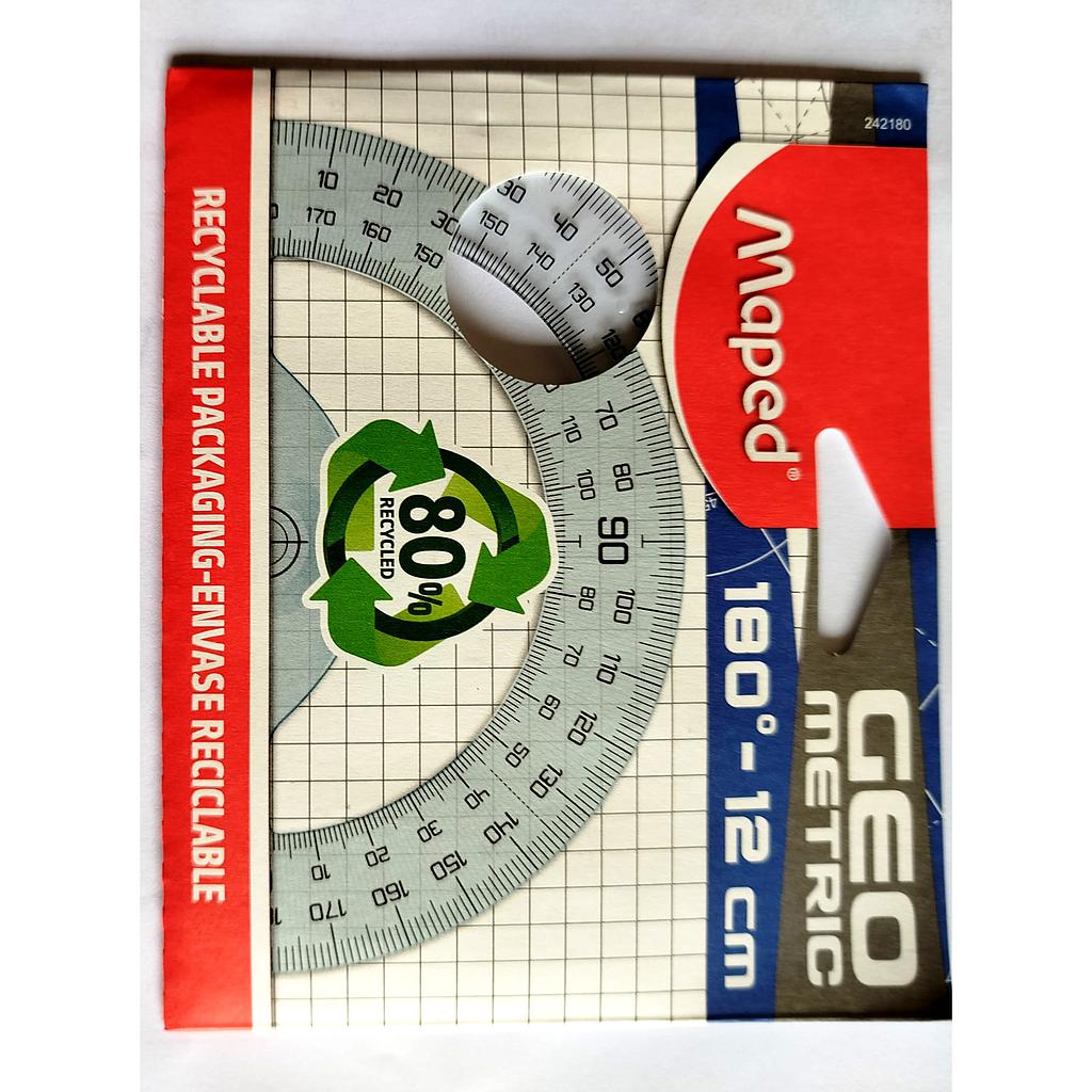 SEMICIRCULO MAPED 180° 12CM