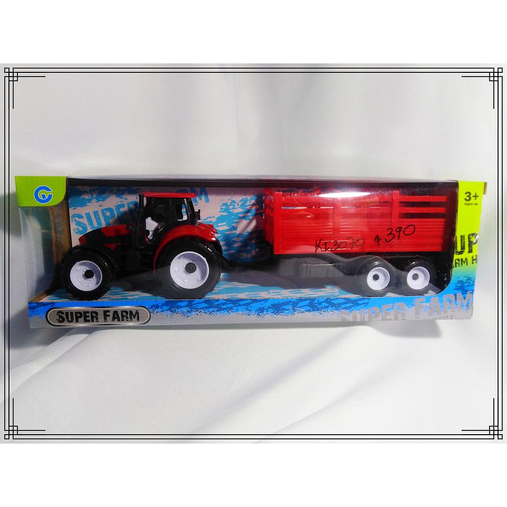 TRACTOR C/REMOLQUE GRANDE EN CAJA