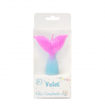 VELA PLAQUETA COLA DE SIRENA