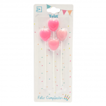 VELA X4 CORAZON LARGAS