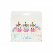 VELA X5 CARA DE UNICORNIO