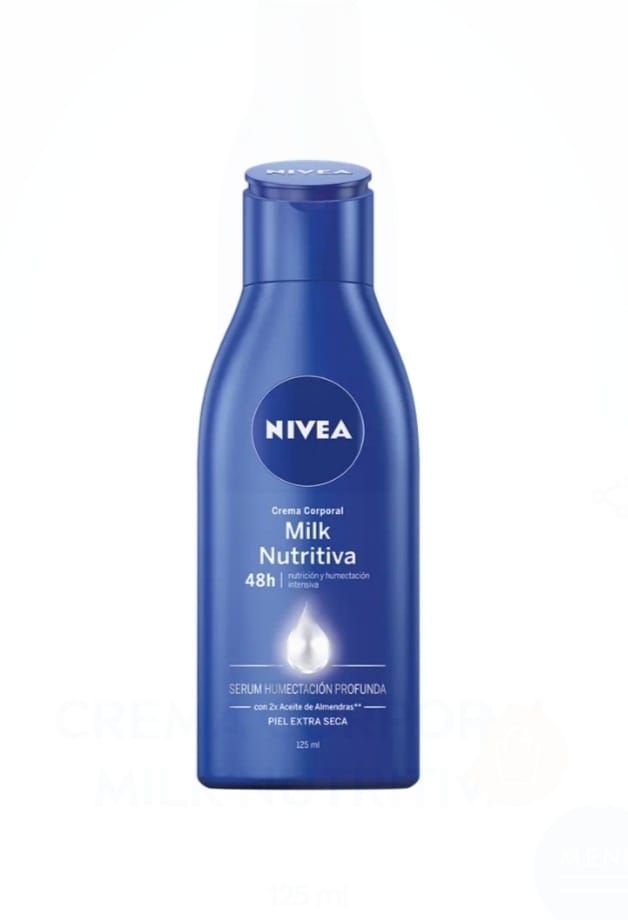 CREMA NIVEA 125ML MILK NUTRITIVA PIEL EXTRA SECA