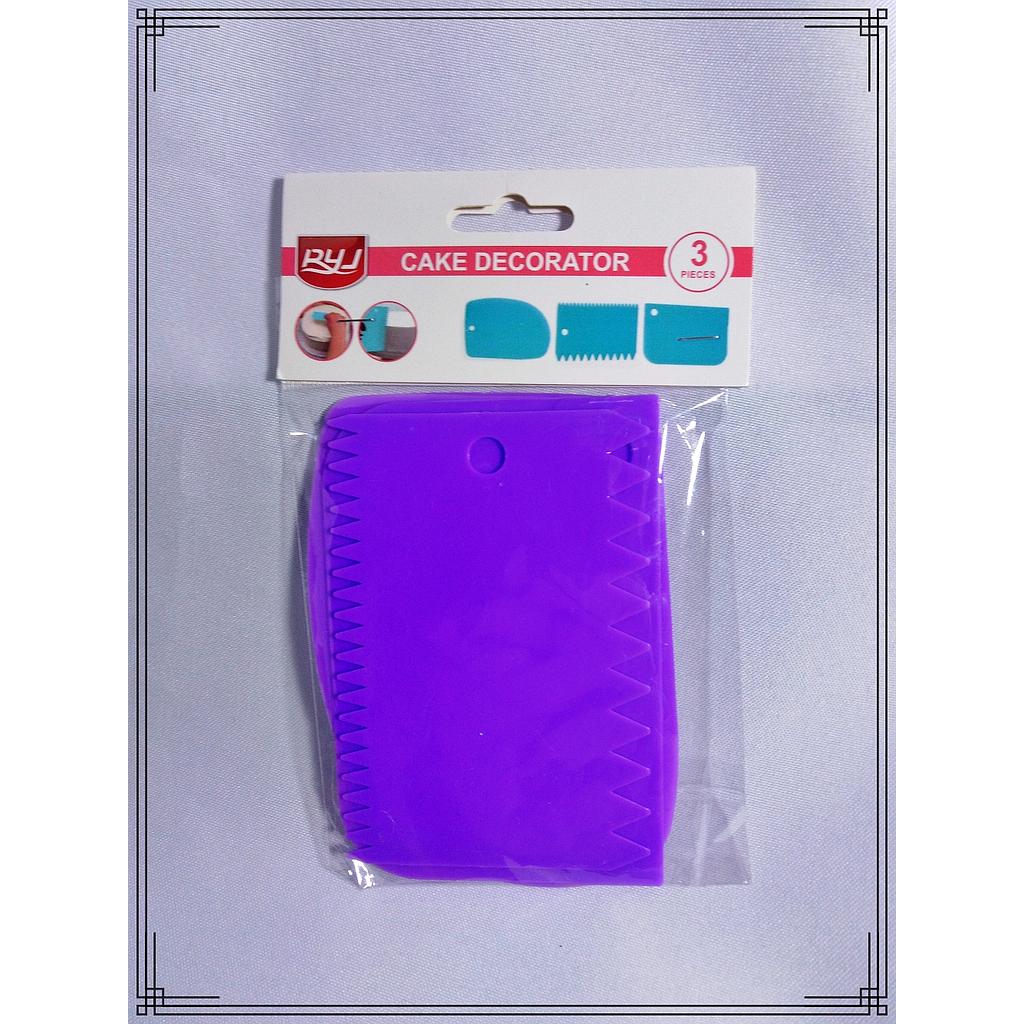 ESPATULA PEINE X3 P/DECORAR