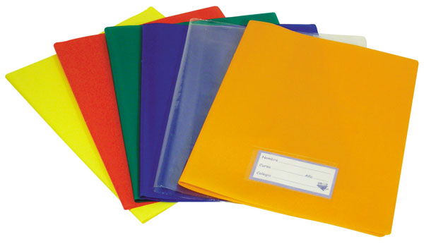 FORRO PVC CUADERNO MARRON
