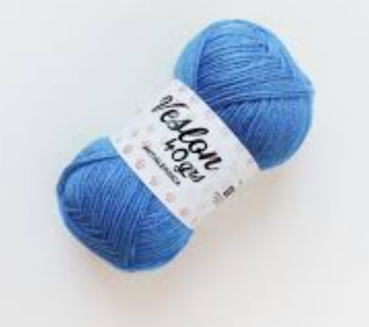 LANA 40 GRS FINA AZUL JEAN
