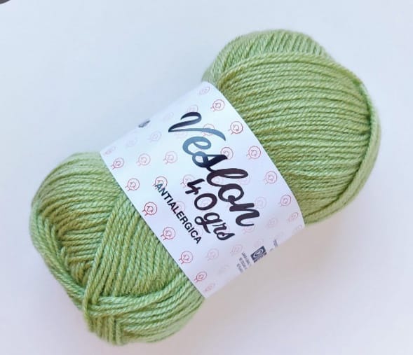 LANA 40 GRS FINA VERDE 