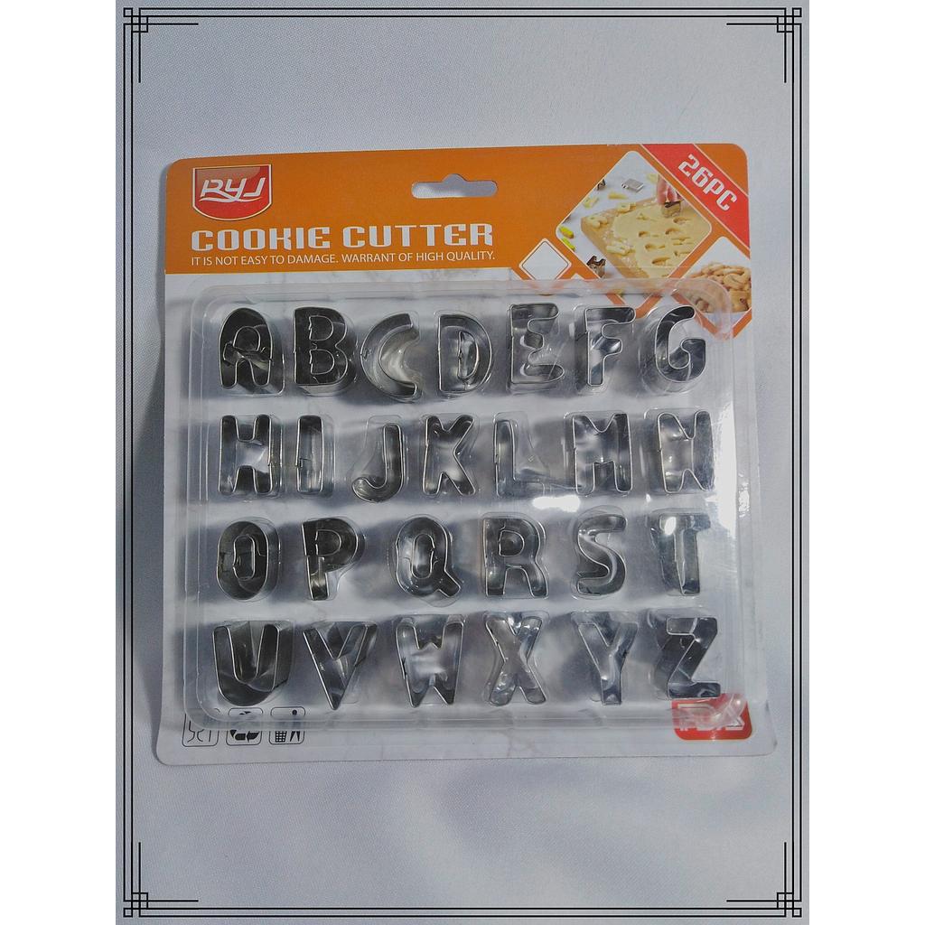 MOLDES LETRAS X26 METAL