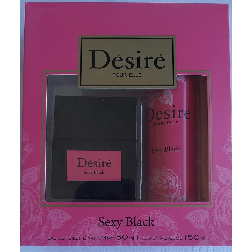 PACK DESIRE SEXY BLACK + DEO DAMA