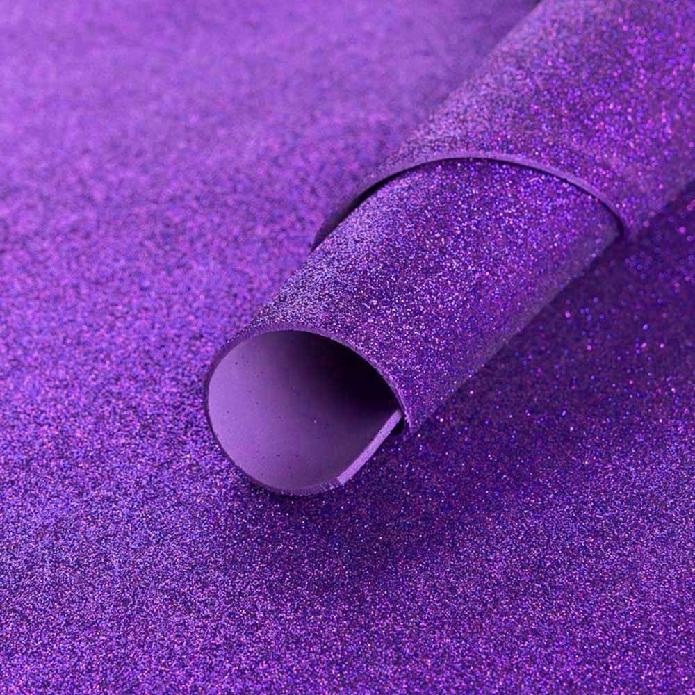 GOMA EVA GLITER VIOLETA